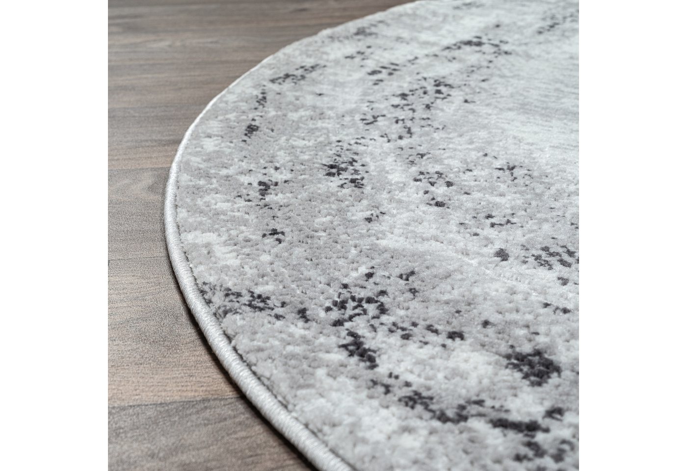 Sanat Teppich Harmony 3215, auch als Läufer und in Rund, rund, Höhe: 12 mm, Wohnzimmer, Kurzflor, modern, Bordüre, Schlafzimmer