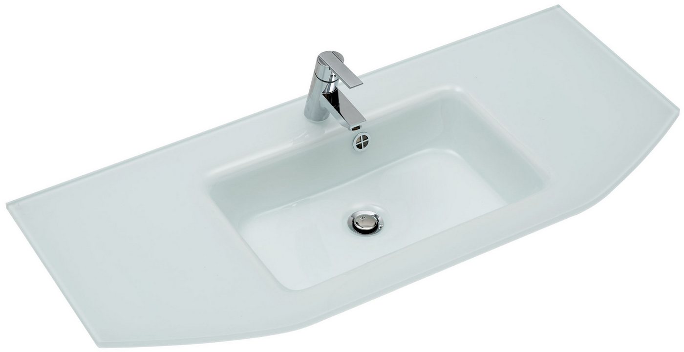 Saphir Waschtisch Quickset 326, mit Glasbecken, 112cm breit (2-St) Bild 3