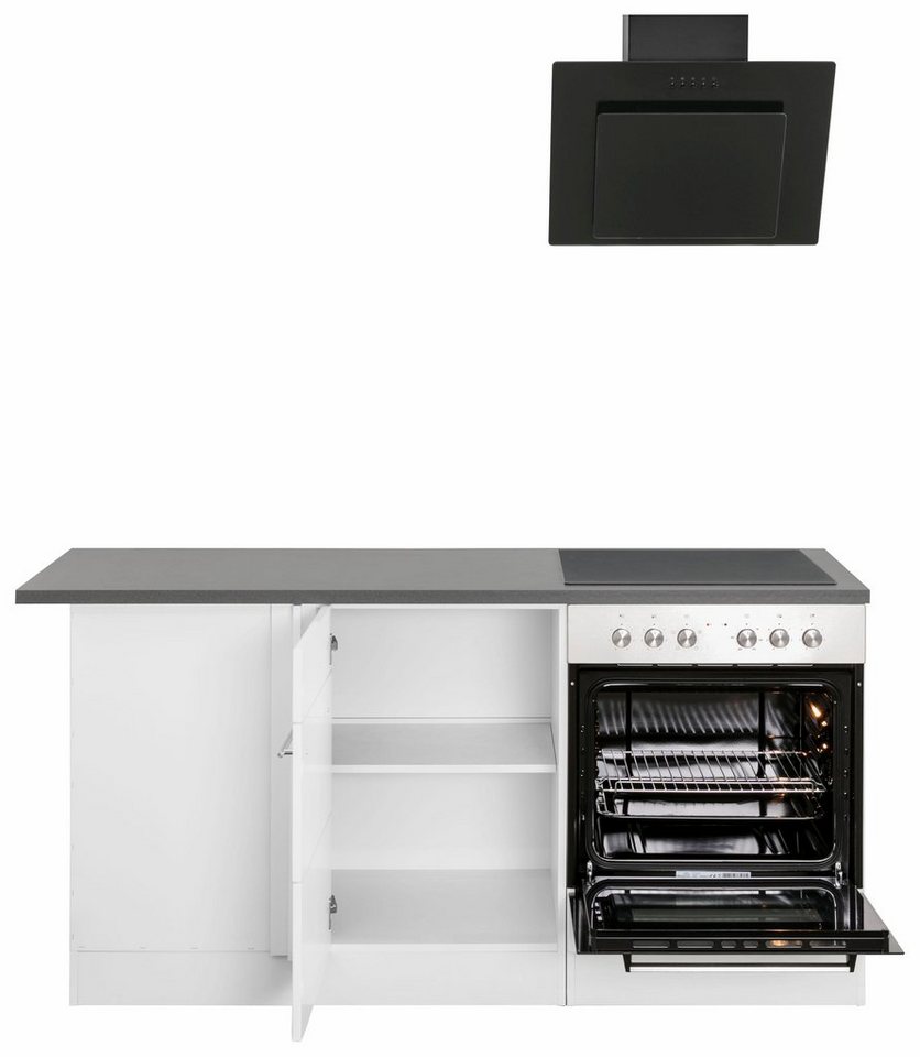 KOCHSTATION Winkelküche KS-Trient, Stellbreite 230x170 cm, wahlweise mit E-Geräten, mit Arbeitsplatte Bild 4