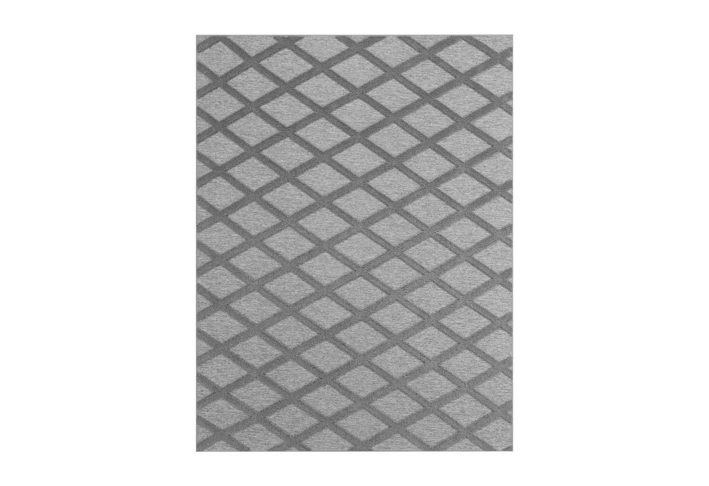 TT Home Teppich Diele, Esszimmer, Flur, Schlafzimmer, Wohnzimmer, Läufer, Höhe: 14 mm, Wohnzimmer Teppich Esszimmer Kurzflor Skandinavisch