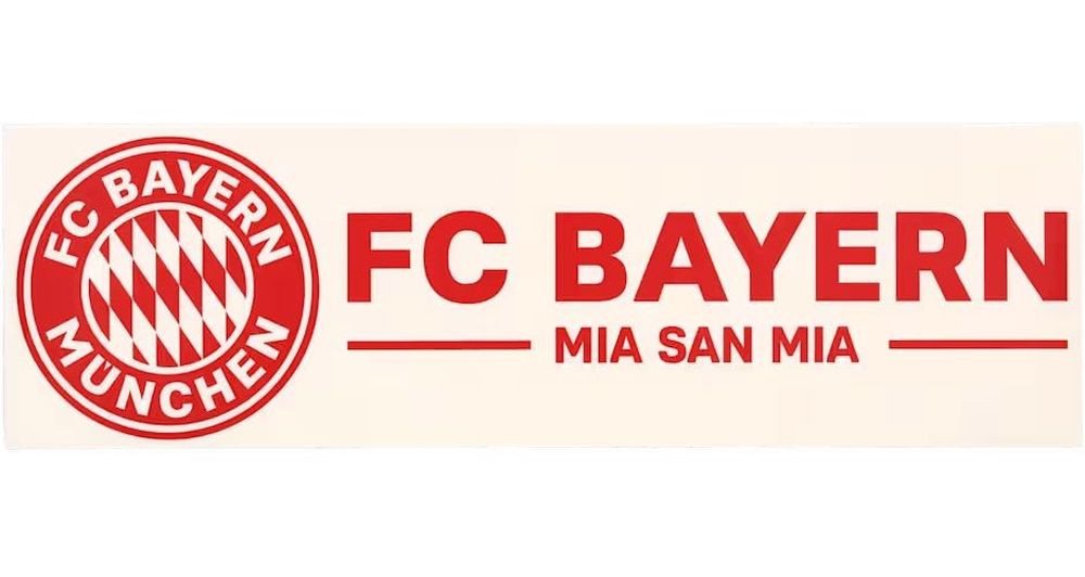 FC Bayern München Aufkleber Heckscheibenaufkleber Mia san mia Bild 3