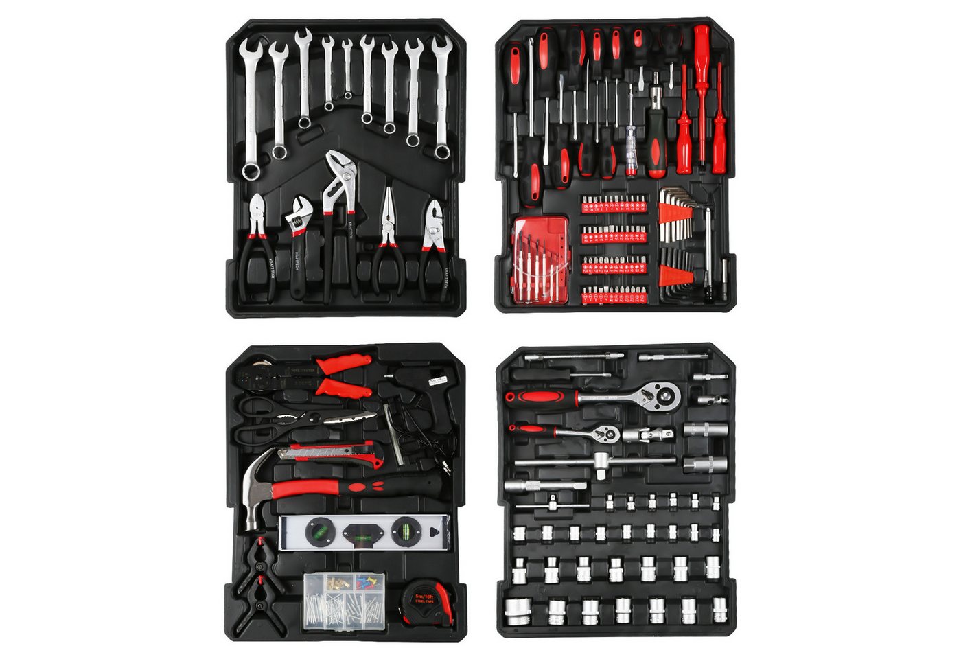 Clanmacy Werkzeugkoffer Werkzeugset, 1031 teilig Werkzeugkoffer Werkzeugkasten (1031 St) Bild 5