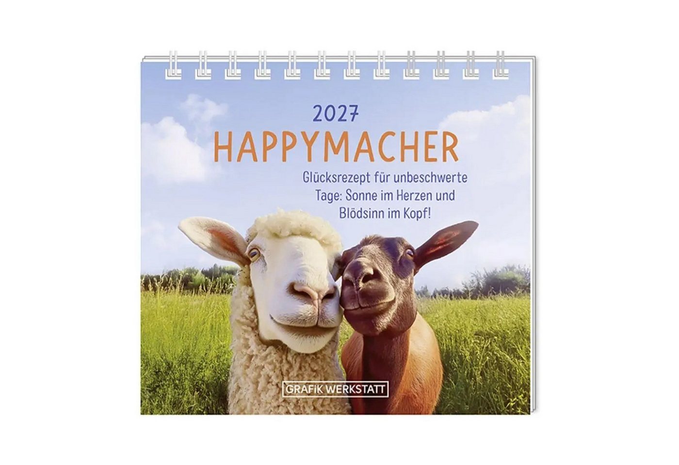 Grafik Werkstatt Wandkalender Mini-Kalender 2027 Happymacher
