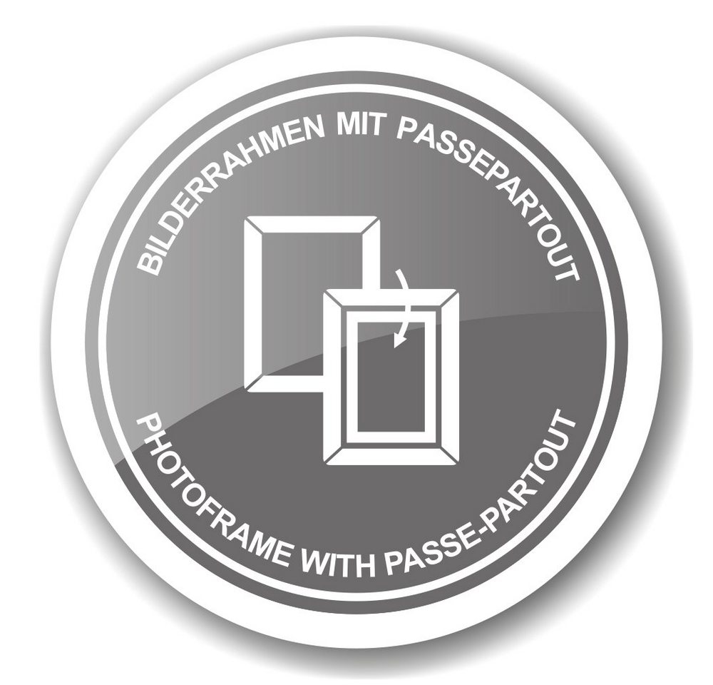 EDZARD Bilderrahmen Fano, Versilbert und anlaufgeschützt, für 10x15 cm Fotos, Passepartout Bild 4