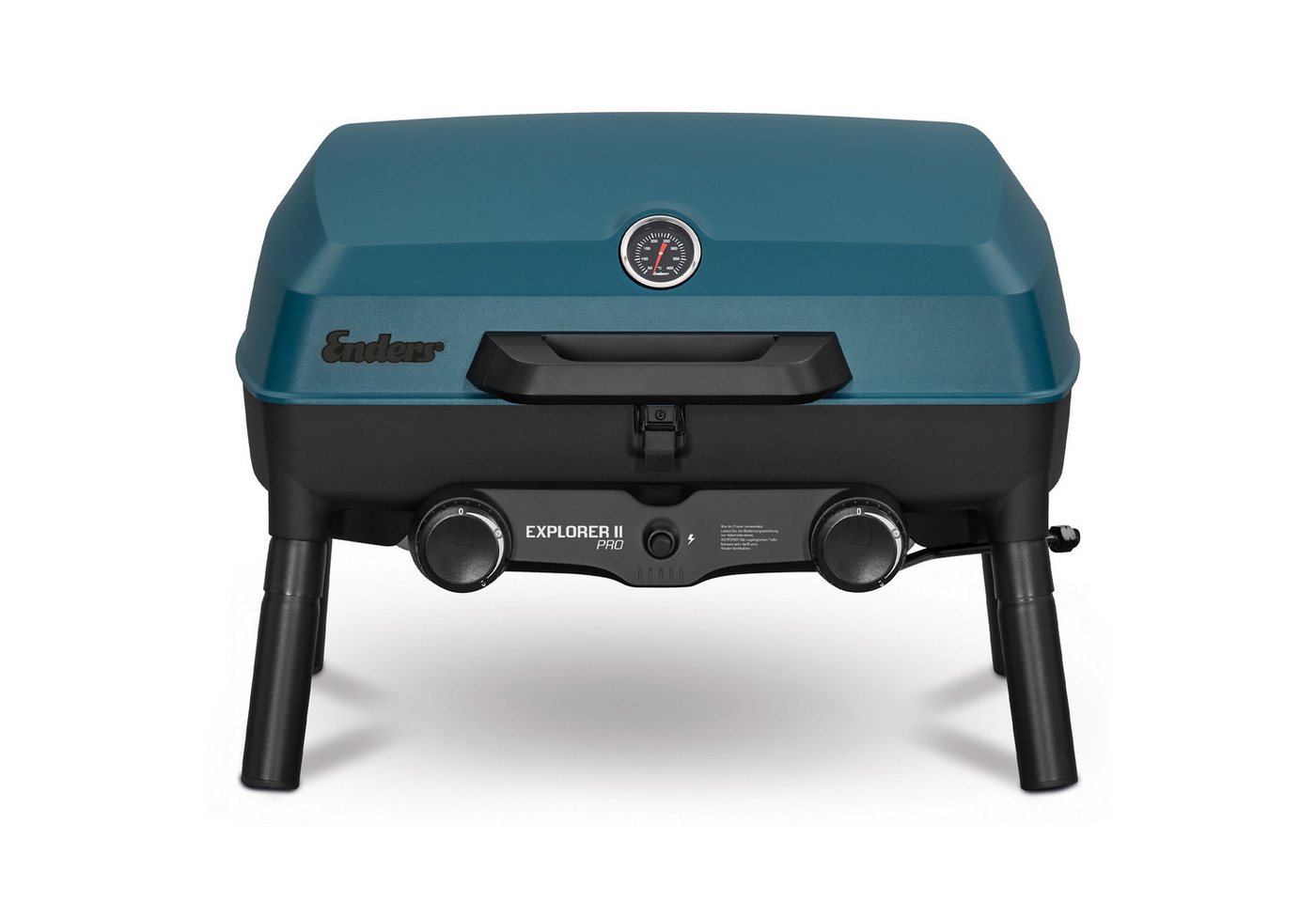 Enders® Gasgrill Explorer II Pro Gas Grill Camping Gasgrill 2 Brenner inkl. Thermometer Bild 5