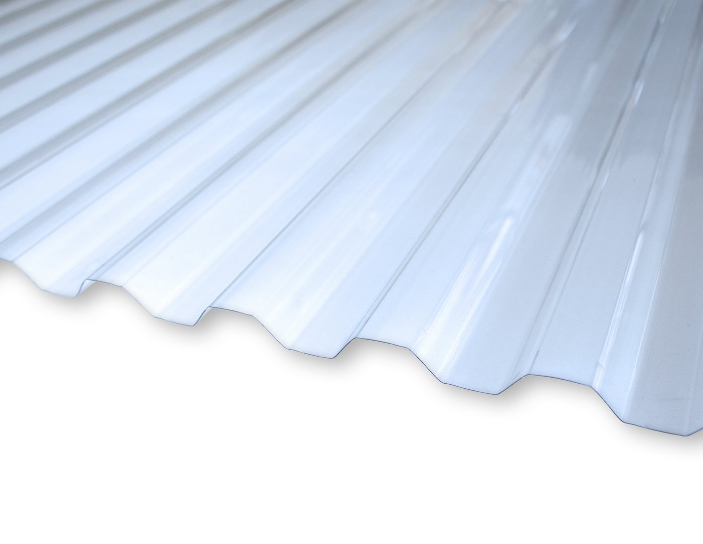 LP projekt Wellplatte Transparent 2-4m PVC Dachplatten Kunststoff Trapez Klar, 1 mm, 1,8 m², (Kunststoff Dachplatte Klar 90x200-400 cm Trapez UV-beständig, 5-St., 5er Set), Wellplatten Dach Kunststoff Klar Transparent Roofing Sheet