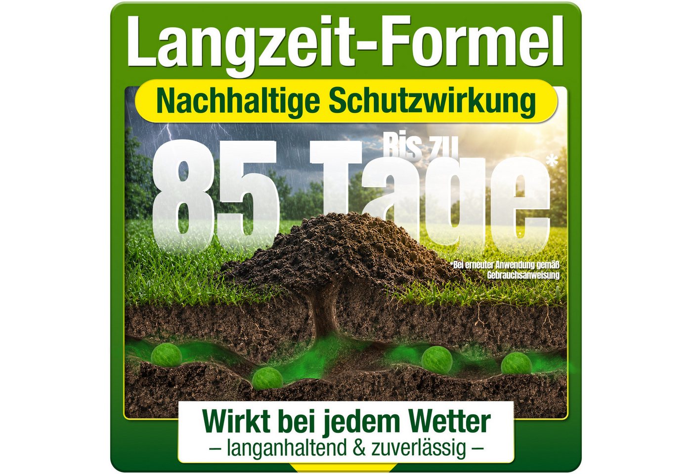 HEIMWERT Vergrämungsmittel Heimwert Maulwurfkugeln, 100 Stück, 2-St., Vorteilspackung, Giftfrei, geräuschlos, Langzeitwirkung bis zu 85 Tage, Made in Germany Bild 2