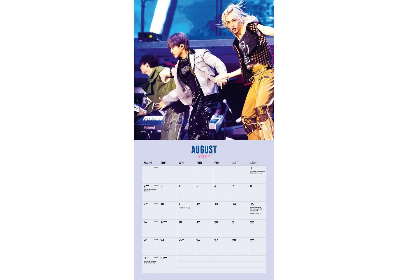 Wandkalender Stray Kids Kalender 2027