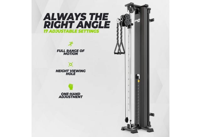 VirtuFit Kraftstation VirtuFit PL100 Single Pulley Station Kabelstation 75 kg Gewichtstapel
