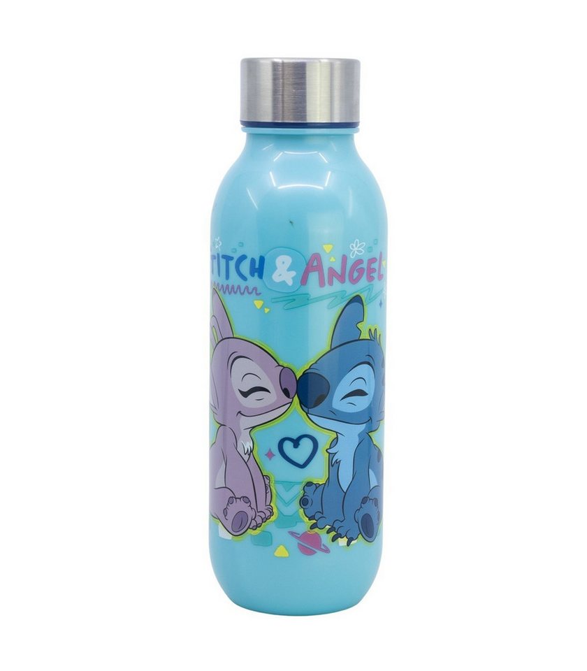 Disney Trinkflasche Stitch 640 ml Kinder Wasserflasche mit Schraubdeckel Bild 2