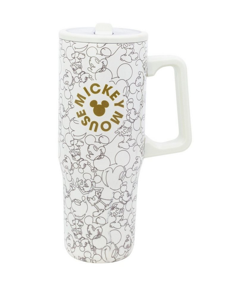 Disney Mickey Mouse Isolierflasche Sipper Mug 920 ml Thermo Trinkbecher mit Griff Bild 2