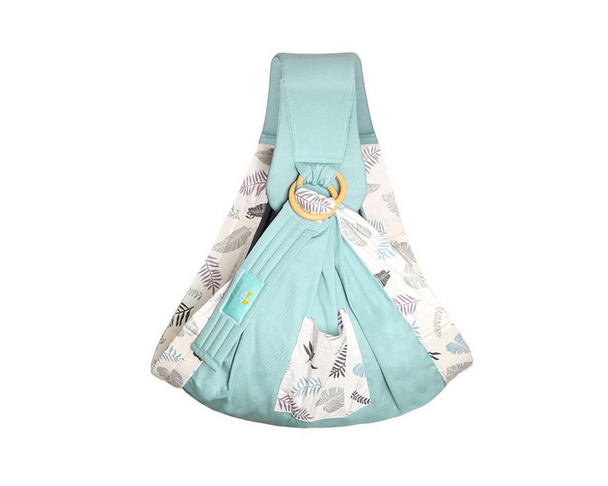 AURIVION Bauchtrage Bauchtrage Babytrage Schlinge, Baby haltend (Set, 1-tlg., Neugeborenen-Tragetasche (1 Stück), vier Jahreszeiten multifunktionales atmungsaktives Netz Bild 4