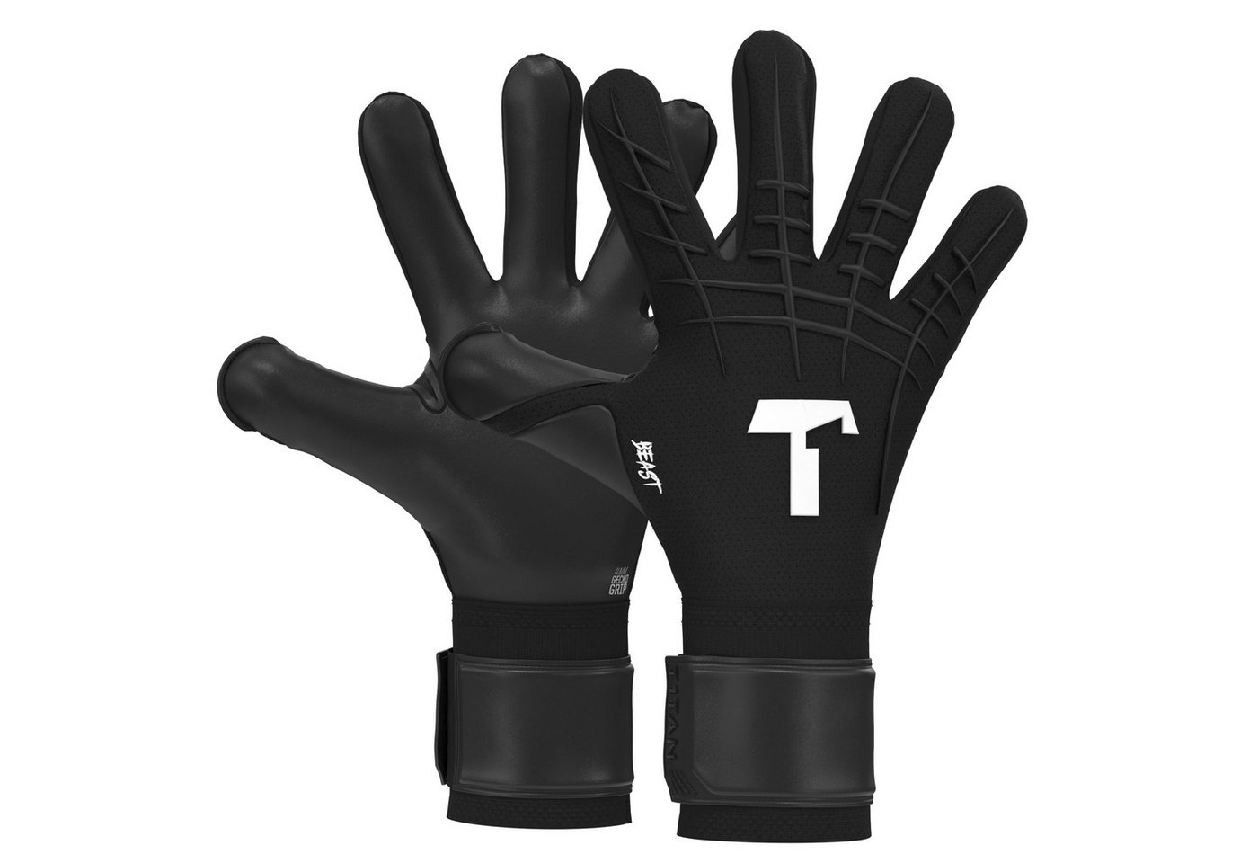 T1TAN Torwarthandschuhe Erwachsene Shadow Beast 3.0 mit Fingerschutz Bild 5