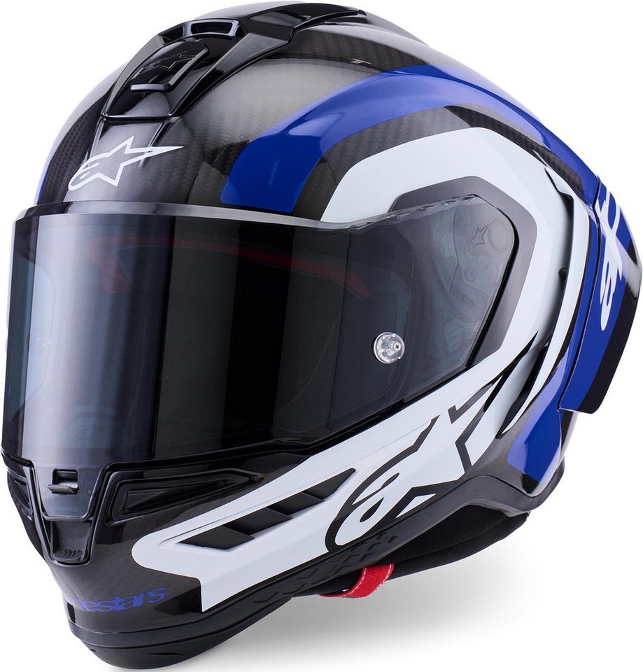Alpinestars Motorradhelm Supertech R10 Arius Carbon Helm, Antifog Beschichtet,notfallsystem-polsterung (eqrs),geeignet Für Bild 4