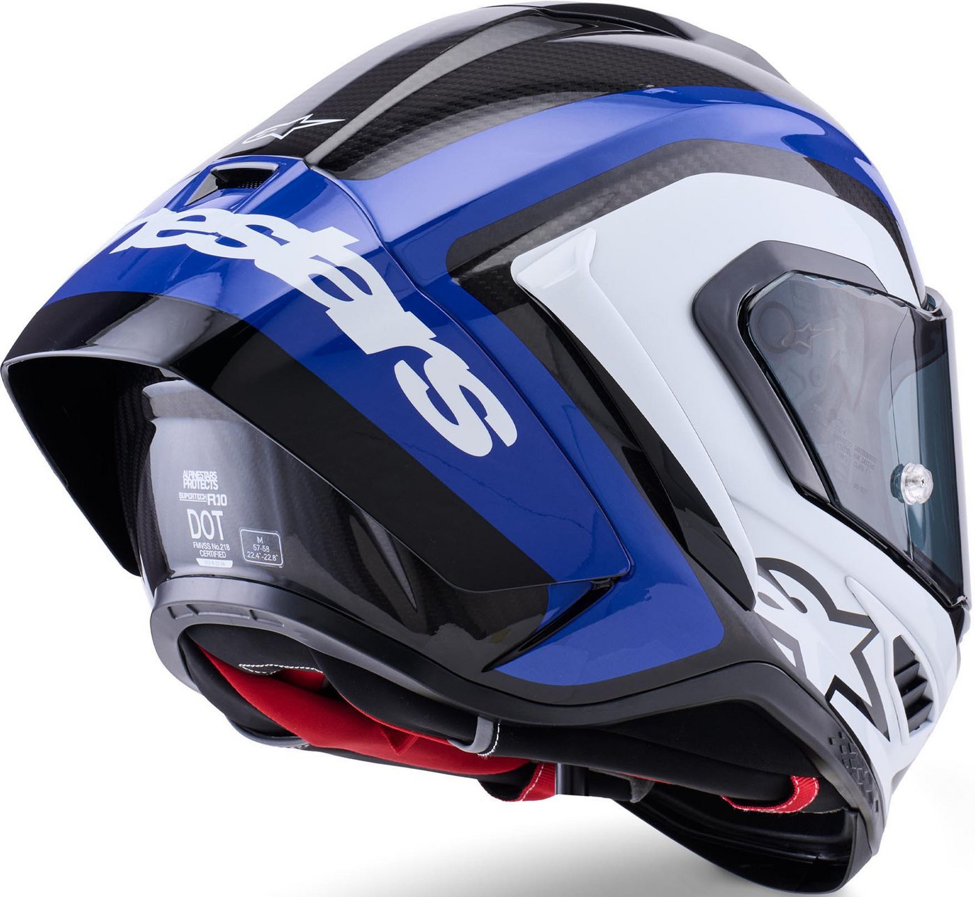 Alpinestars Motorradhelm Supertech R10 Arius Carbon Helm, Antifog Beschichtet,notfallsystem-polsterung (eqrs),geeignet Für Bild 5