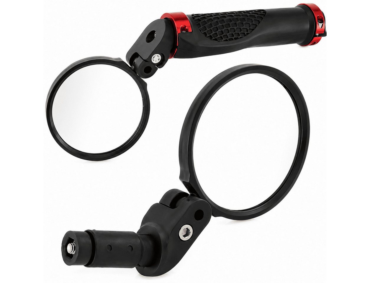 MidGard Fahrradspiegel Fahrradrückspiegel, Einschraubspiegel für Fahrrad-Lenkerenden 1 Stück (1-St) Bild 2