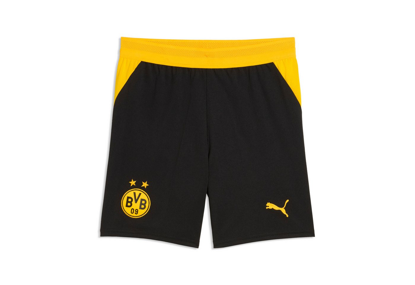 PUMA Trainingsshorts BVB SHORTS REPLICA JR Regular Fit, für Jugendliche, sportlicher Stil