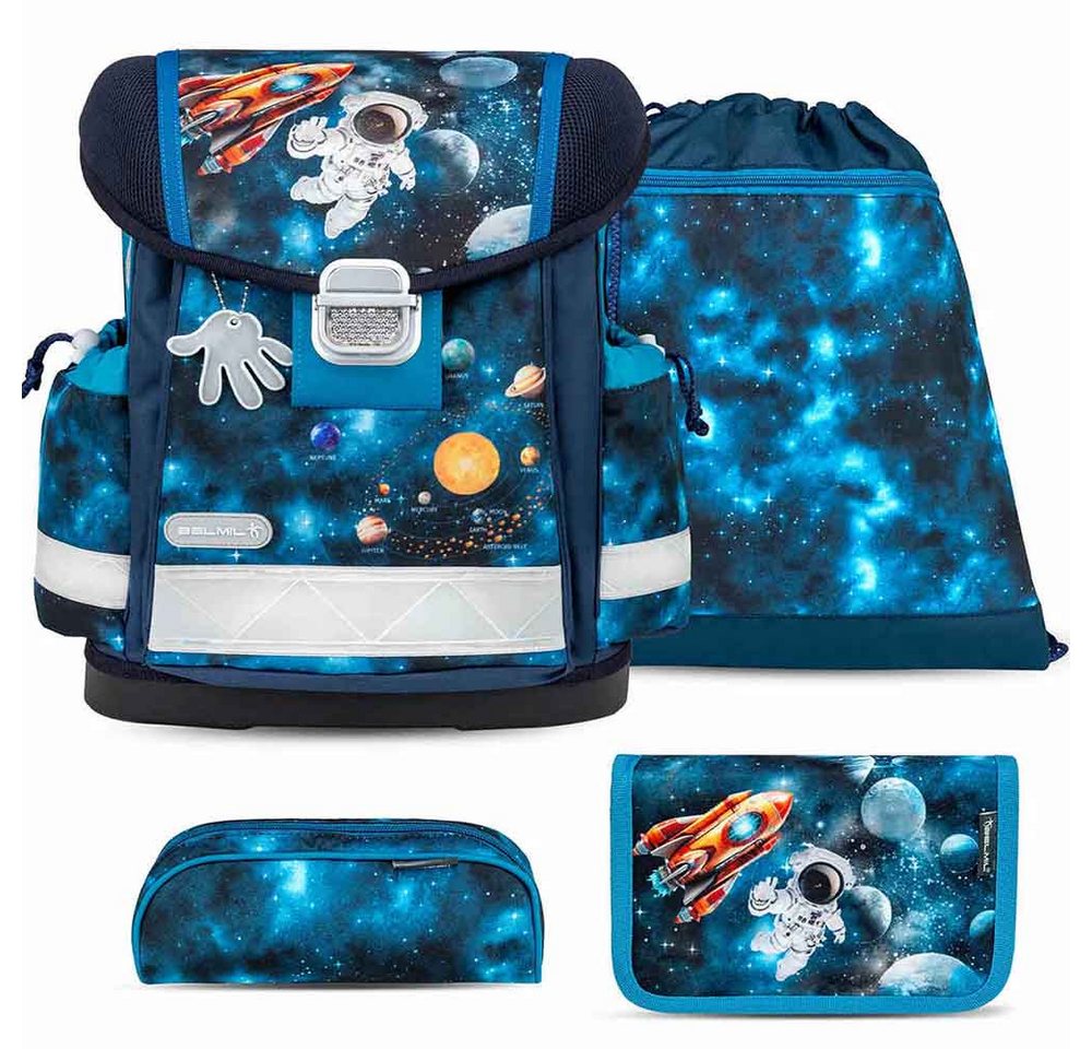 Belmil Schulranzen Set Classy 10-teilig 2025 Jungen Infinity Space Bild 4