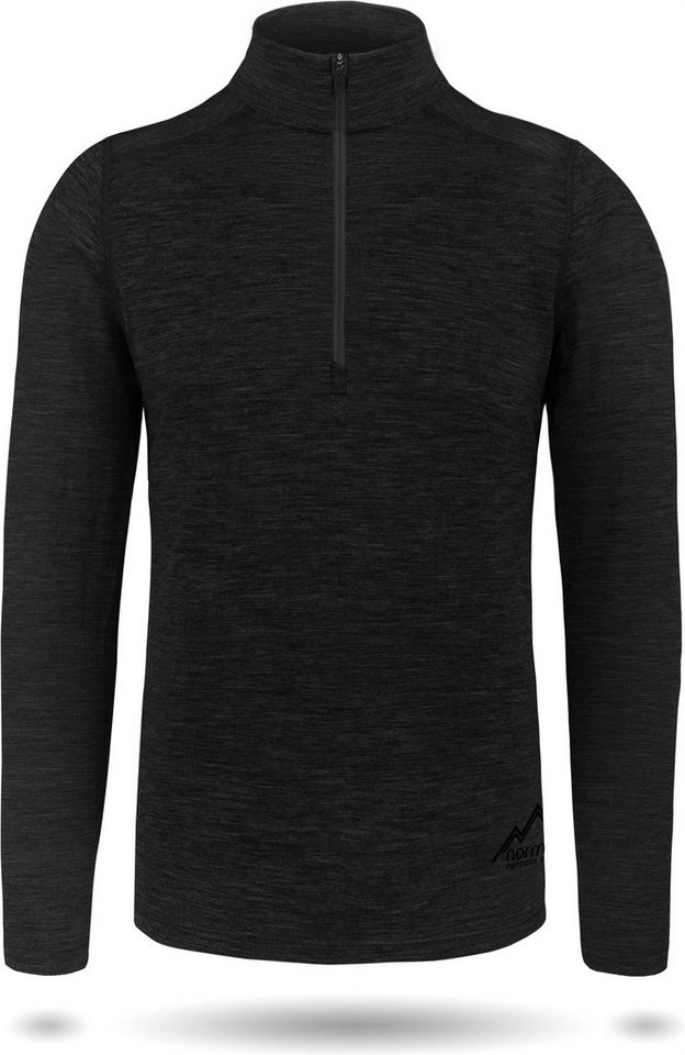 normani Thermounterhemd Herren Merino Langarmshirt und Hose Thermo Skiunterwäsche Unterhemd und Unterhose – 100 % Merinowolle Bild 4