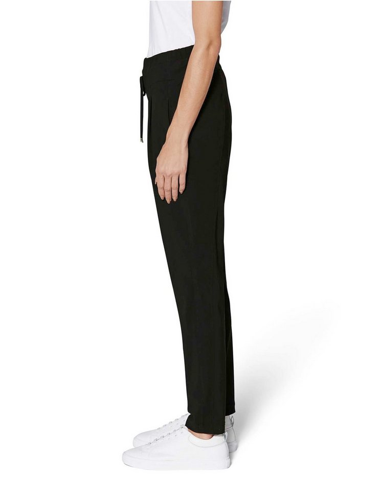 MADELEINE Jogger Pants Leichte Jogg-Pants mit Bundfalten Uni-Design, elastischer Tunnelzug, ohne Kragen Bild 4