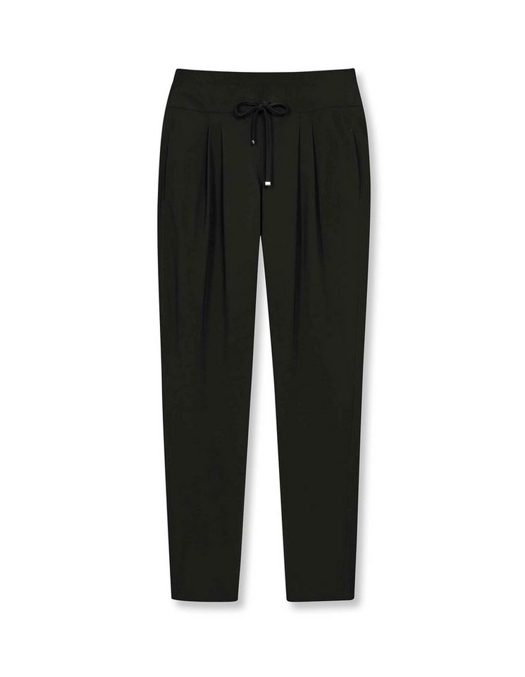 MADELEINE Jogger Pants Leichte Jogg-Pants mit Bundfalten Uni-Design, elastischer Tunnelzug, ohne Kragen Bild 5