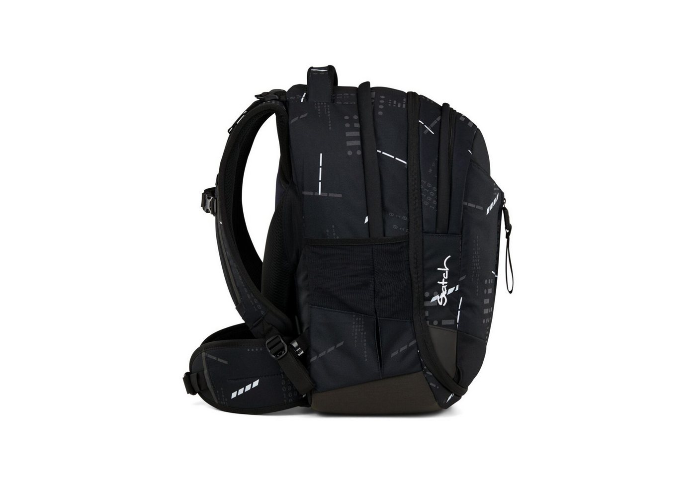 Satch Schulranzen Schulrucksack MATCH Ninja Matrix (1 Stück), Schulranzen, ergonomisch, 30 + 5 Liter Bild 2