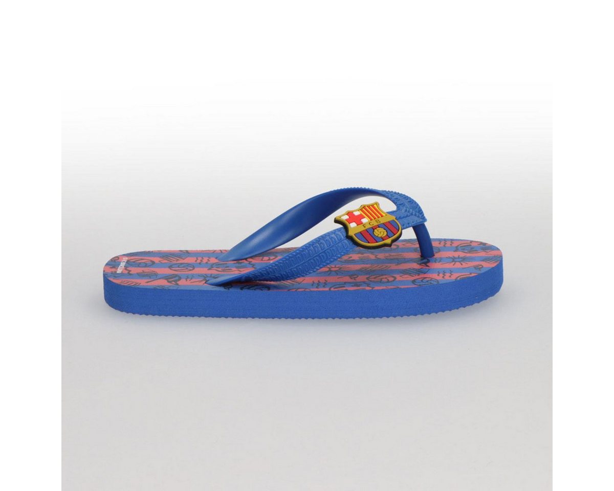 FC Barcelona Kinder Badeschlappen Flip Flops Pool Strand Sandalen Schuhe Badeschuh Bild 3