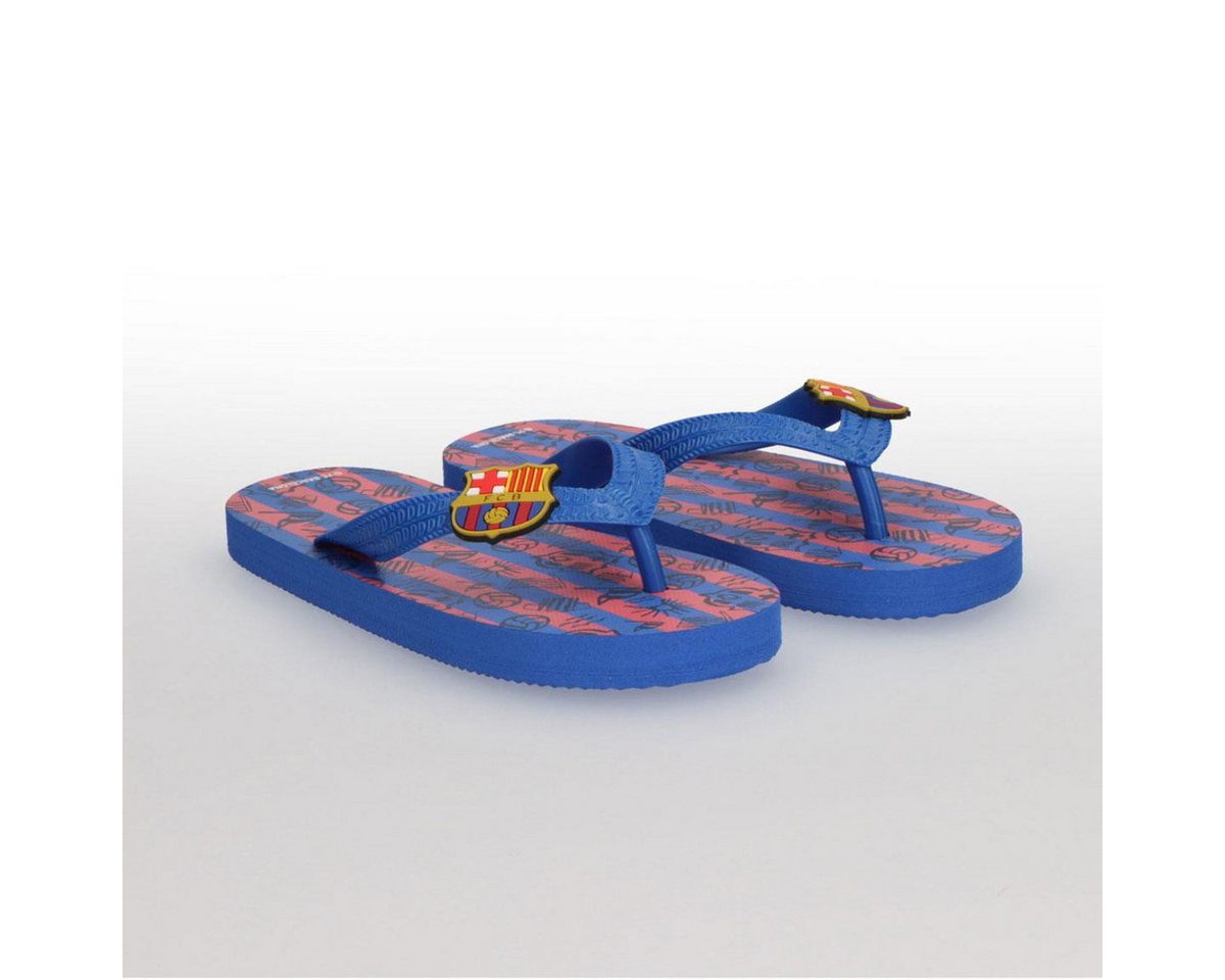 FC Barcelona Kinder Badeschlappen Flip Flops Pool Strand Sandalen Schuhe Badeschuh Bild 4