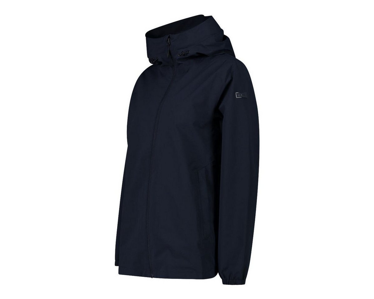 CMP Outdoorjacke Woman Jacket FIX Hood Wasserdichte Damenjacke mit Clima-Protect® für Schutz bei jedem