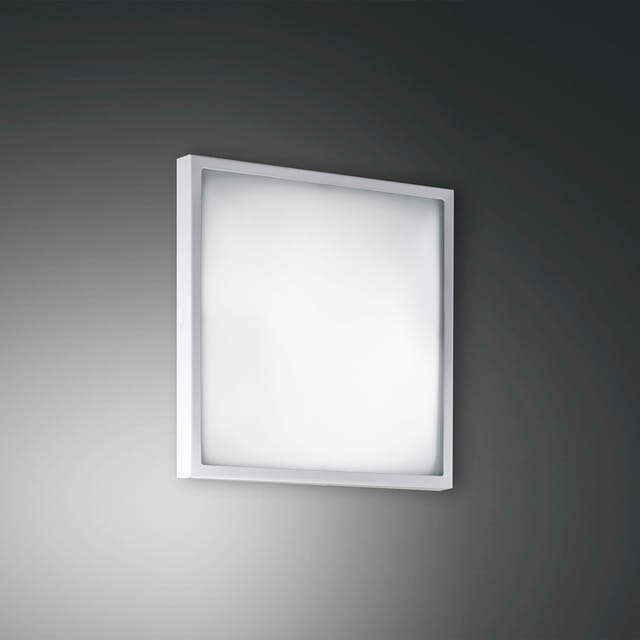 Fabas Luce Osaka Wandleuchte, 22 x 22 cm weiß