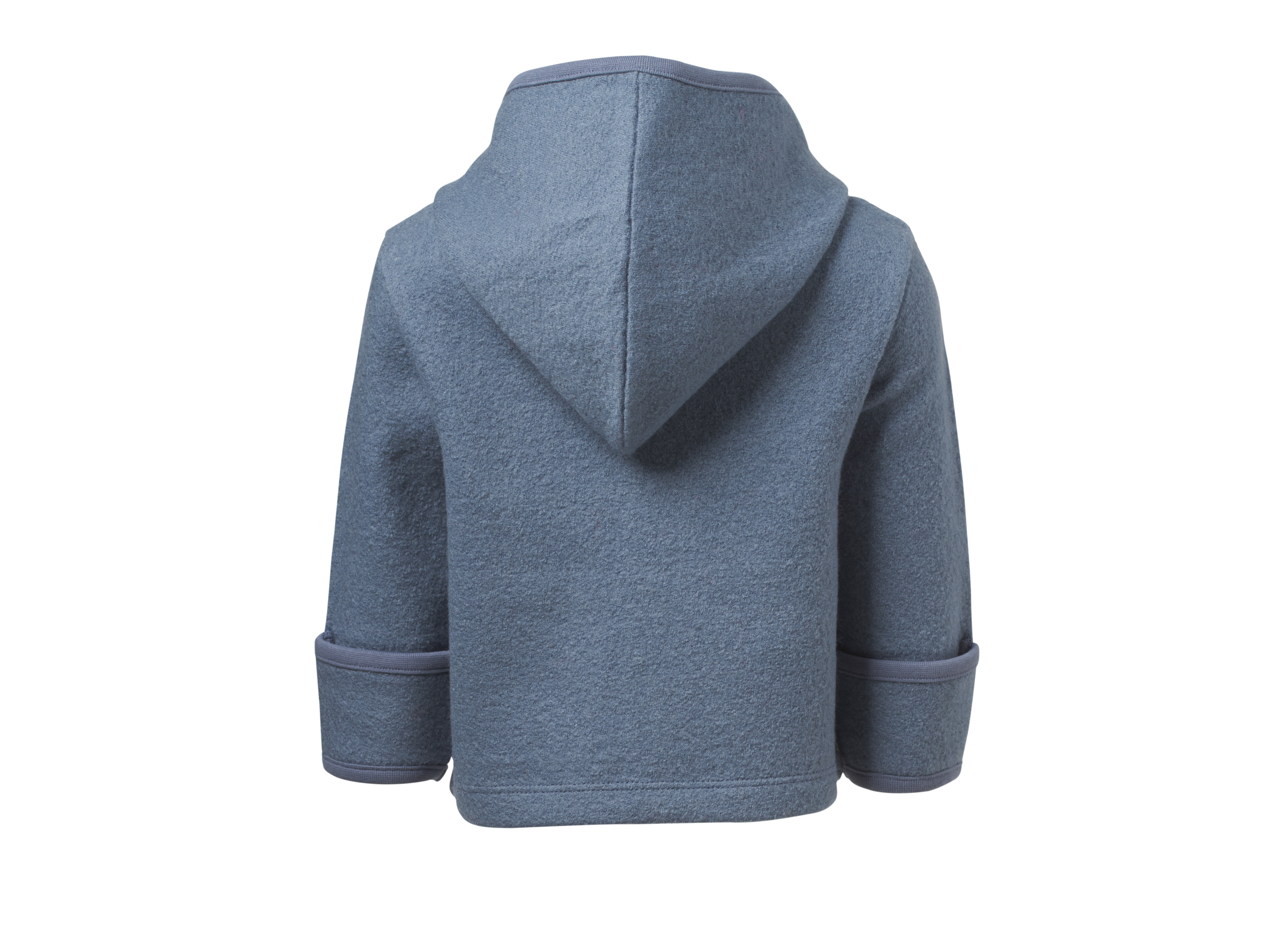 LUPILU® Premium Baby Wollwalk-Jacke (Blau, 98/104) Bild 2