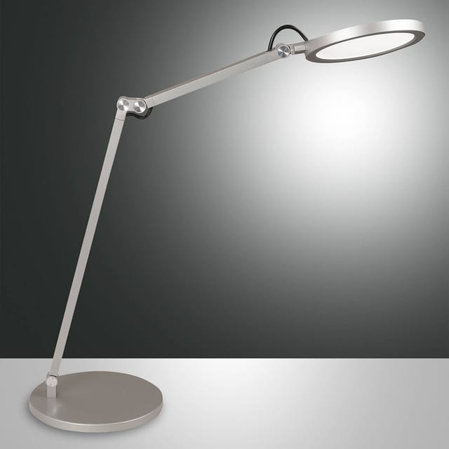Fabas Luce Regina LED Tischleuchte Aluminium