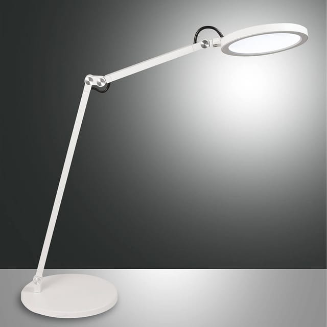 Fabas Luce Regina LED Tischleuchte weiß