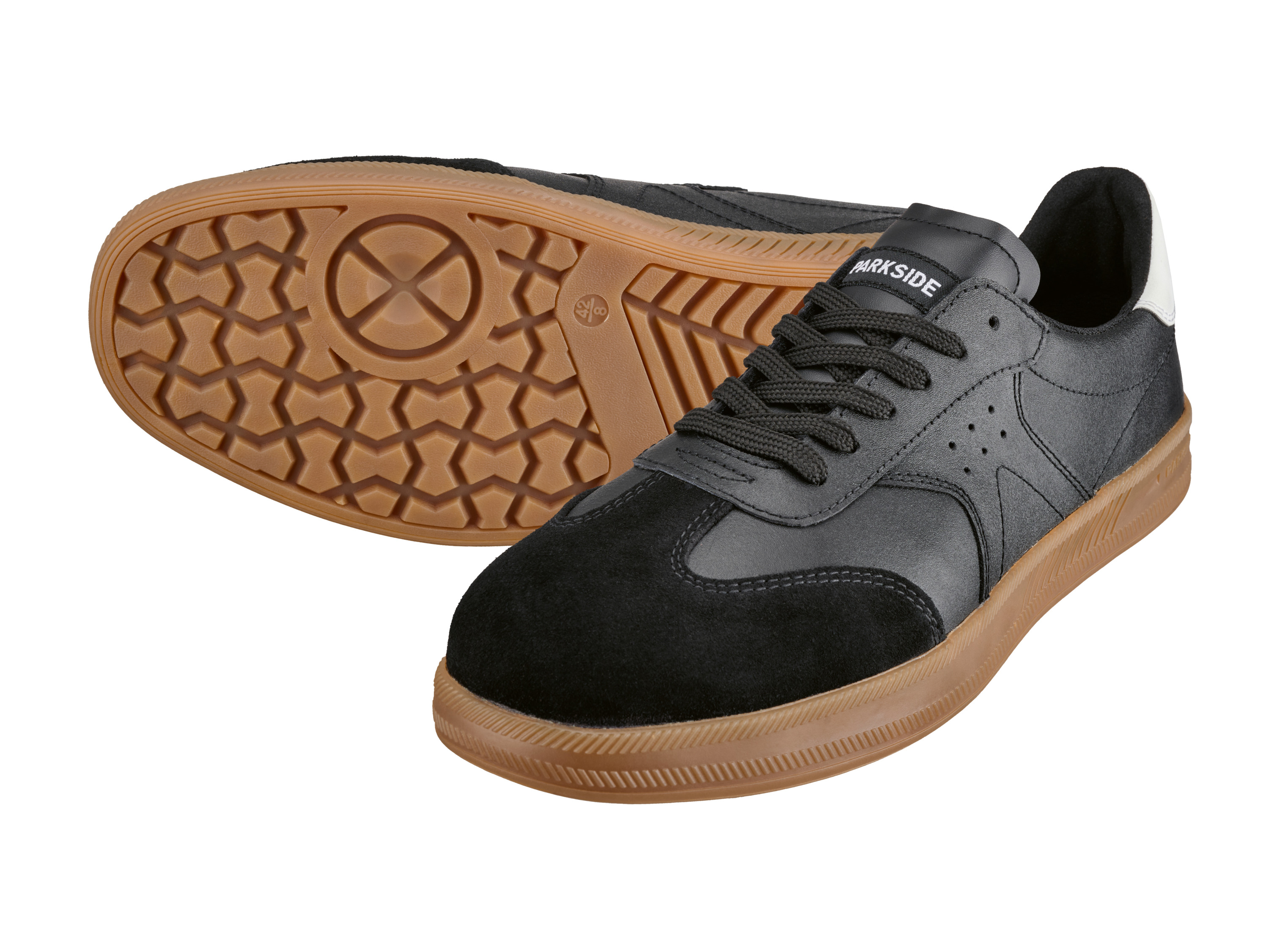 PARKSIDE® Herren S1-Sicherheitsschuhe, aus Leder (Schwarz, 46)