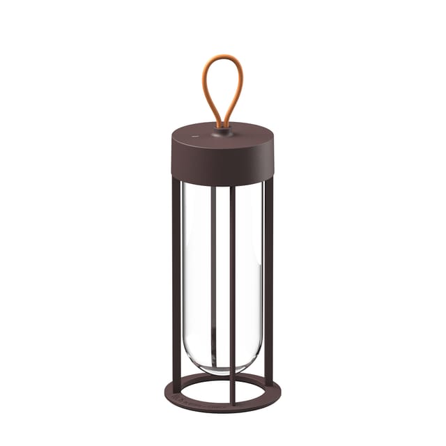 Flos In Vitro Unplugged LED Akkuleuchte, 2700 K dunkelbraun