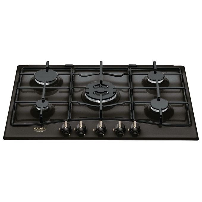 Hotpoint Ariston Pcn 750 T (an) R /ha 5-zonen-gaskochfeld 75 Cm Schwarz