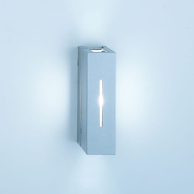 Milan Bloc Wandleuchte graumetallic lackiert