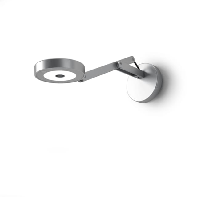 Rotaliana String W0 LED Wandleuchte mit Verstellband: schwarz, 1. Generation silberfarben