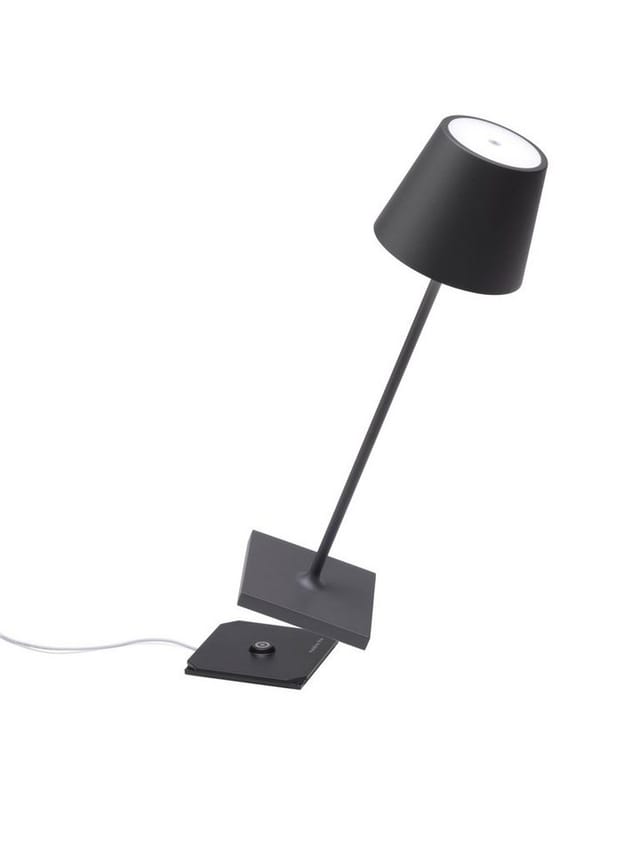 Zafferano AiLati Poldina Pro LED Akkuleuchte dunkelgrau