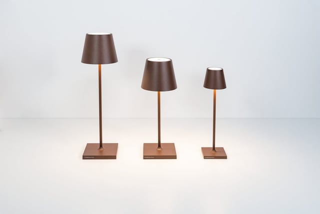 Zafferano AiLati Poldina Mini Pro LED Akkuleuchte Corten