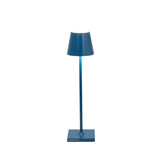 Zafferano AiLati Poldina micro Pro LED Akkuleuchte Capri blau