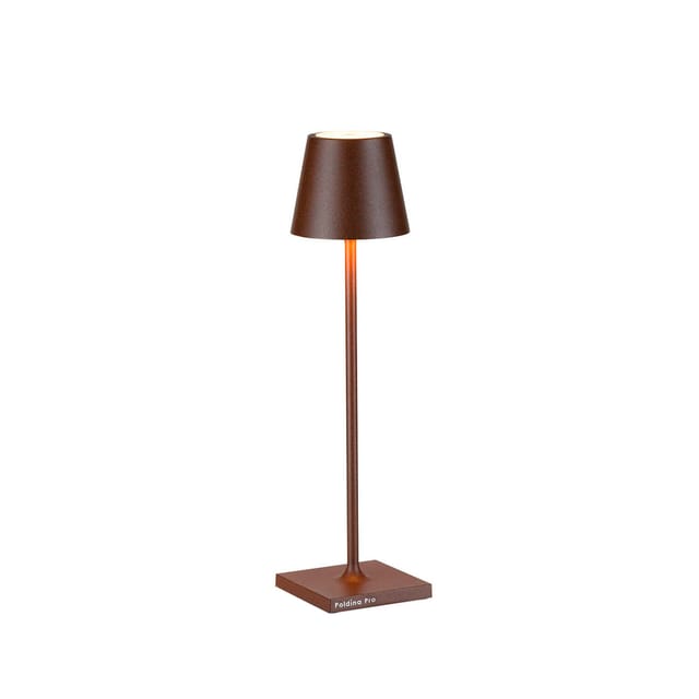 Zafferano AiLati Poldina micro Pro LED Akkuleuchte Corten