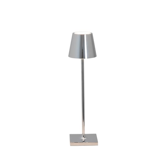 Zafferano AiLati Poldina micro Pro LED Akkuleuchte Chrom glänzend