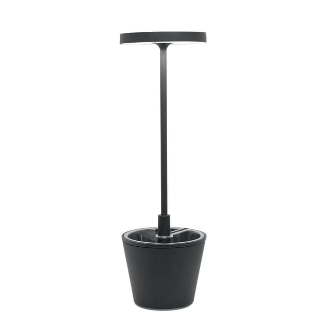 Zafferano AiLati Poldina Reverso Pro LED Akkuleuchte dunkelgrau
