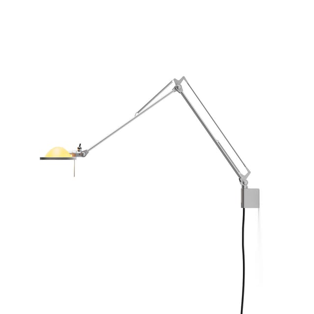 Luceplan Berenice Grande Parete Gestell: Aluminium, Reflektor: gelb