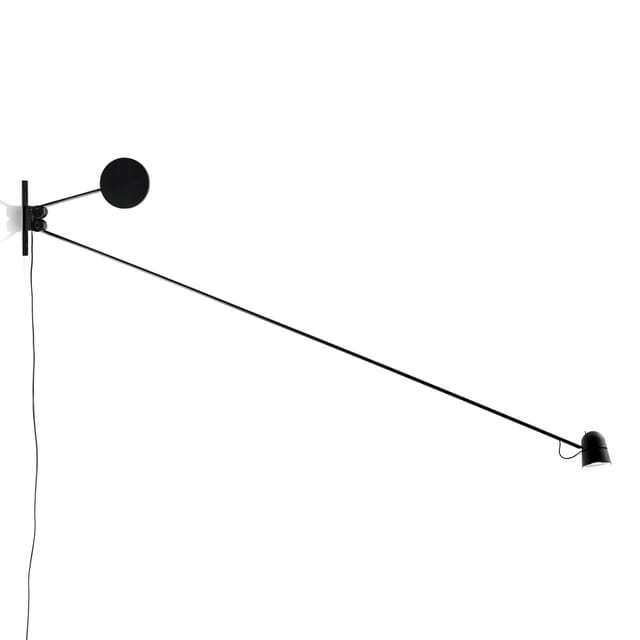 Luceplan Counterbalance LED Parete schwarz