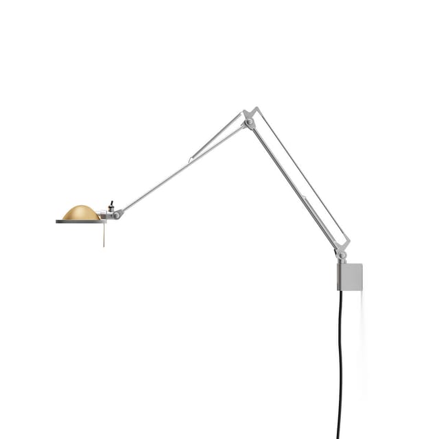 Luceplan Berenice Grande Parete Gestell: Aluminium, Reflektor: Messing