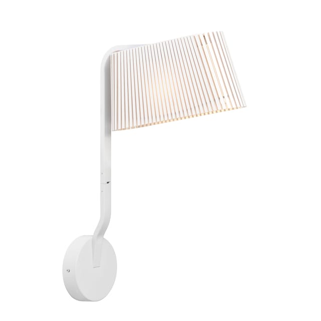 Secto Design Owalo 7030 Wandleuchte weiß, Schirm: weiß laminiert