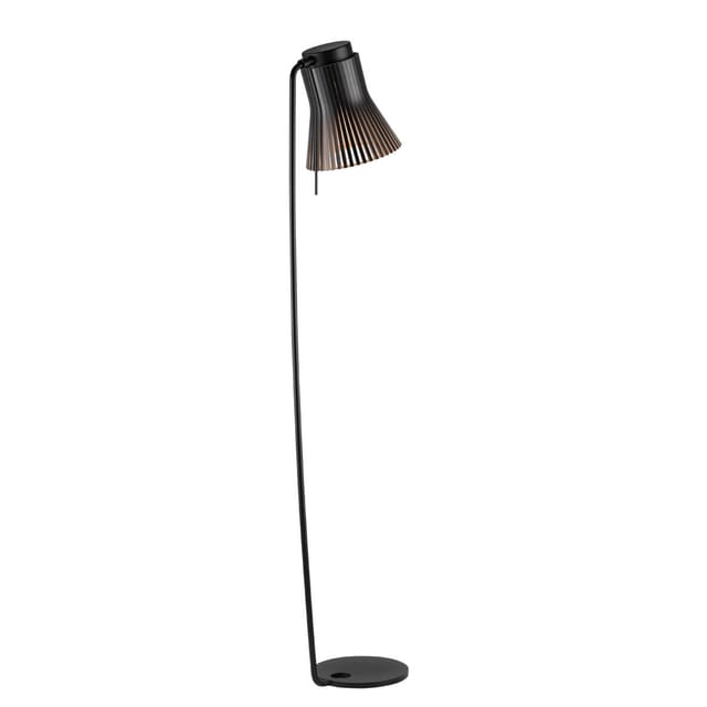 Secto Design Petite 4610 Stehleuchte schwarz, Schirm: schwarz laminiert