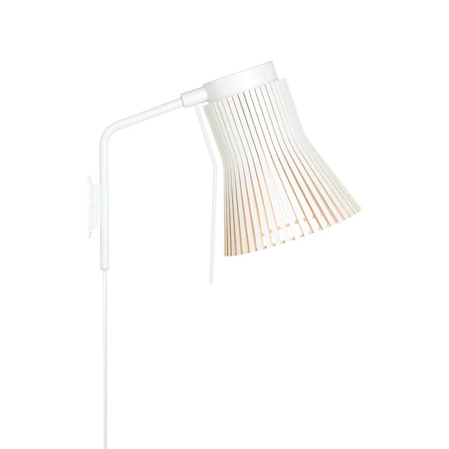 Secto Design Petite 4630 Wandleuchte weiß, Schirm: weiß laminiert